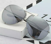 Silver Aviator Sunglasses